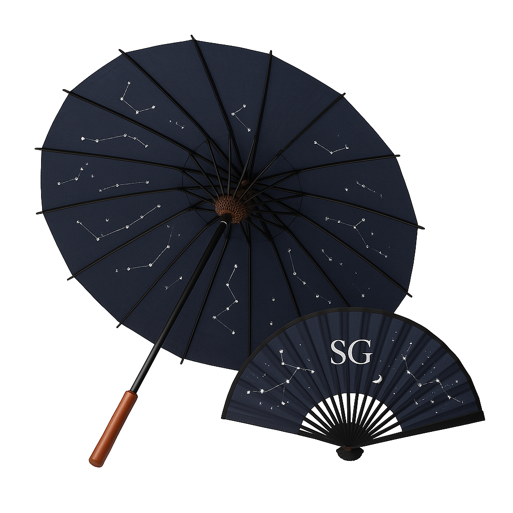 Parasol and Fan Set - Stargate