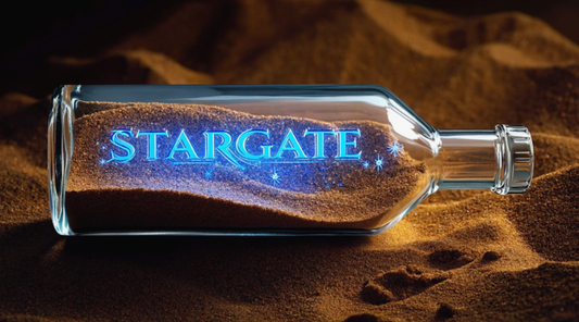 Glow in Dark Sand Bottle - Stargate
