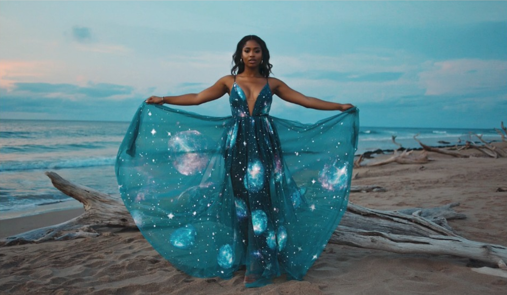 Blue Universe Dress